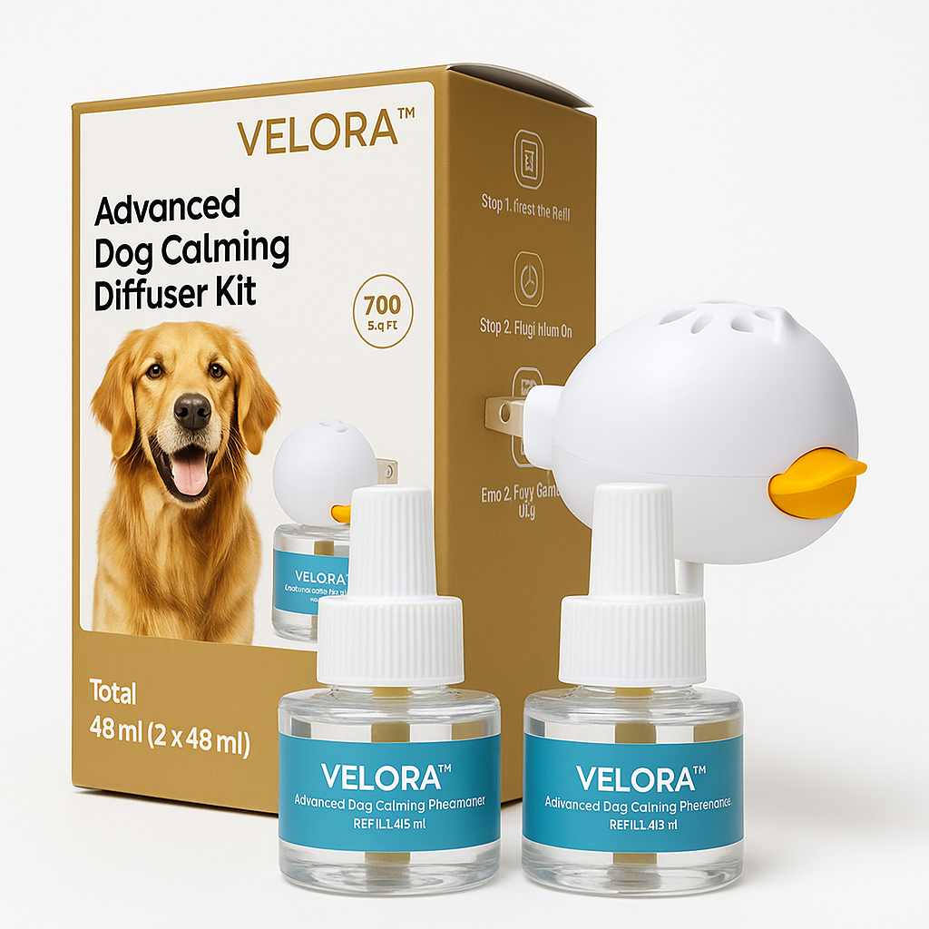 Velora™ Dog Calming Diffuser – Stop Barking & Chewing