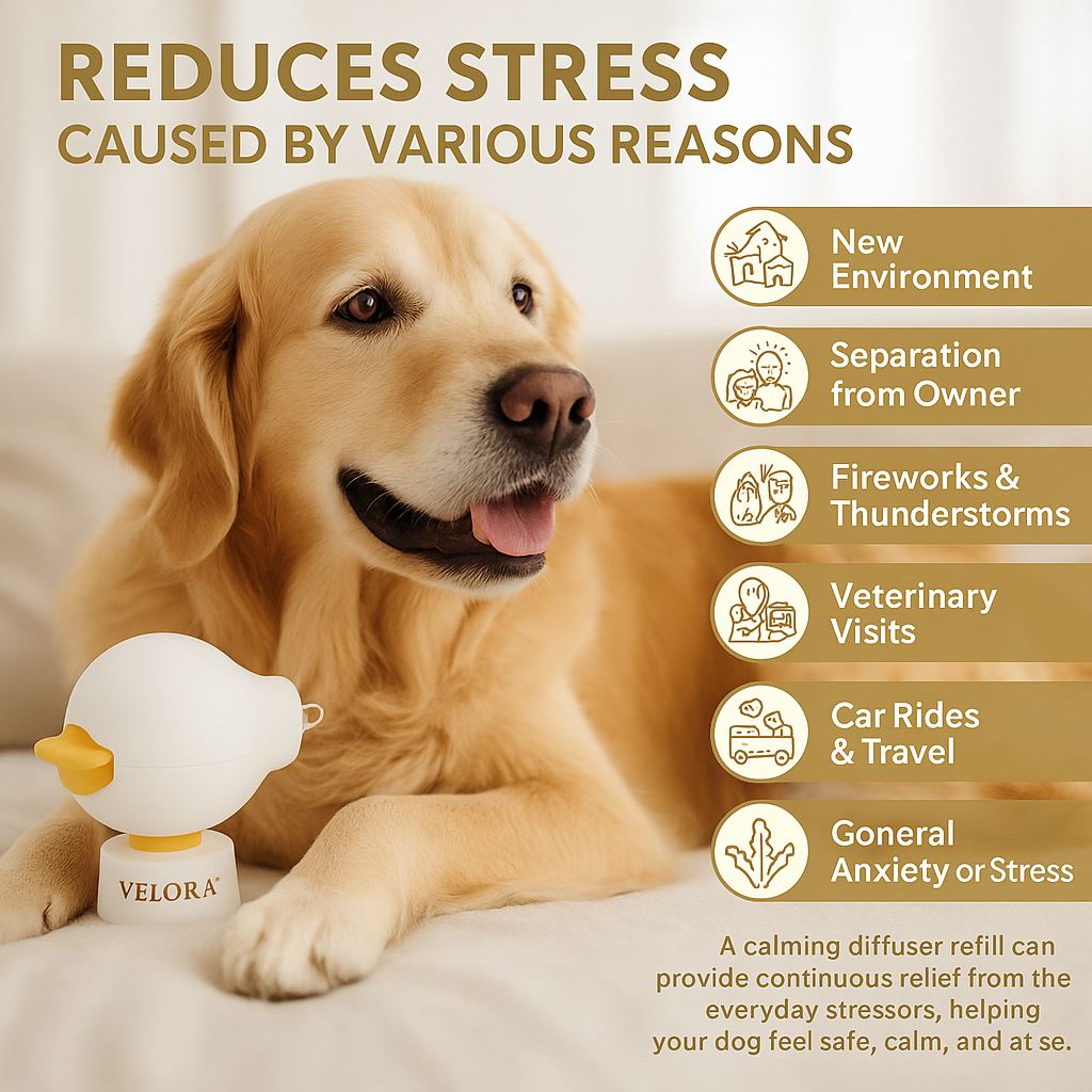 Velora™ Dog Calming Diffuser – Stop Barking & Chewing