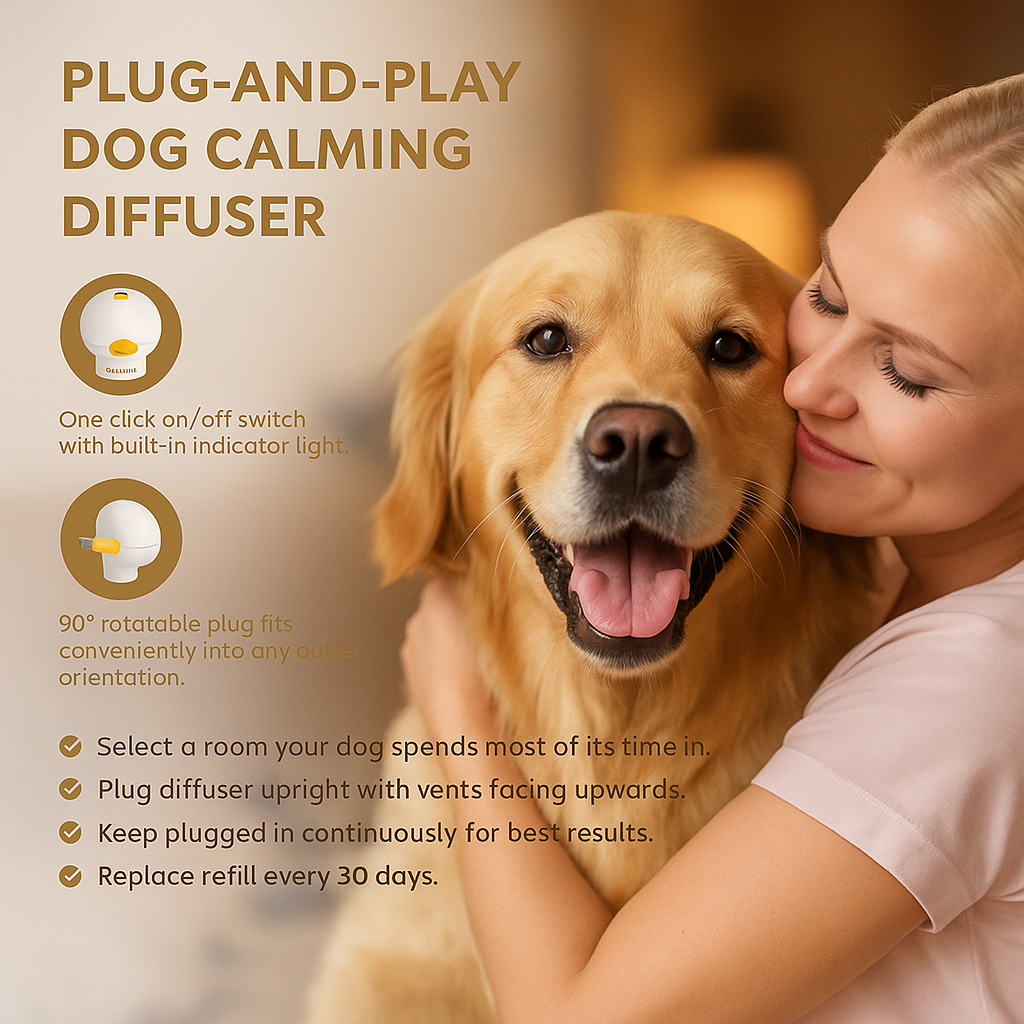 Velora™ Dog Calming Diffuser – Stop Barking & Chewing