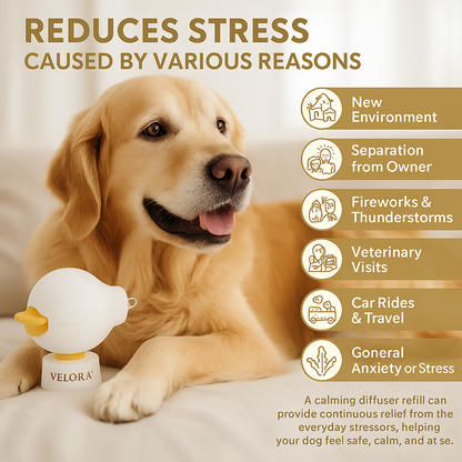 Velora™ Dog Calming Diffuser – Stop Barking & Chewing