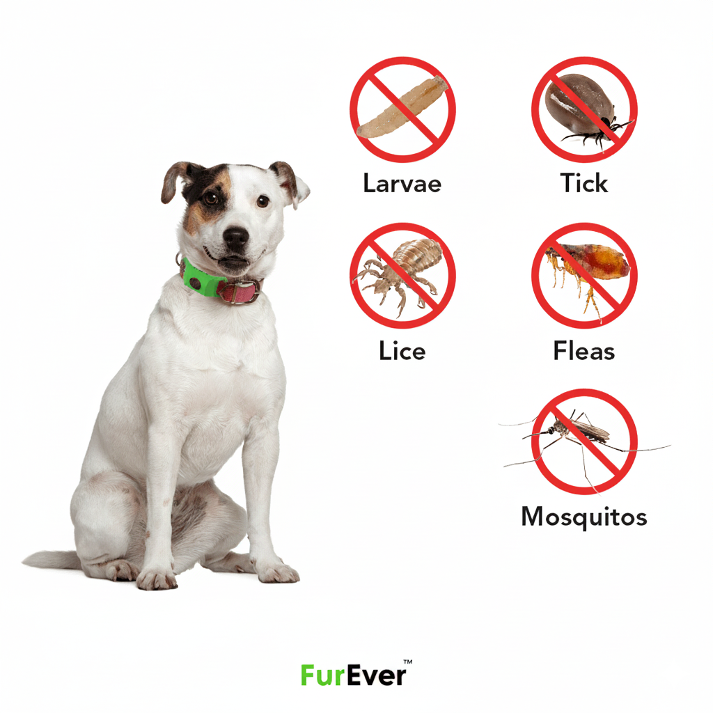 FurEver™ - 12 Months All Natural Flea and Tick Tags for Dogs