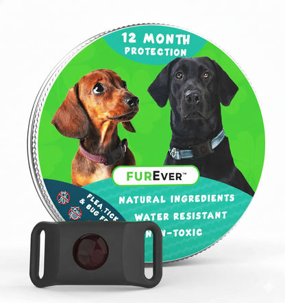 FurEver™ - 12 Months All Natural Flea and Tick Tags for Dogs
